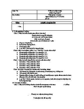 Đề kiểm tra tập trung Ngữ văn lớp 9 - Năm học 2016-2017